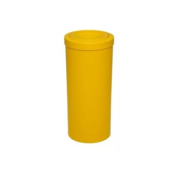 Lixeira Plástica 50l Com Tampa Meia Esfera – Cb49