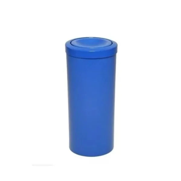 Lixeira Plástica 50L Com Tampa Meia Esfera