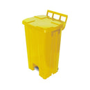 Lixeira Quadrada 100L C/ Pedal E C/ Rodas – P100