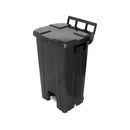 Lixeira Quadrada 100L C/ Pedal E C/ Rodas – P100