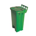 Lixeira Quadrada 100L C/ Pedal S/ Rodas - P100S