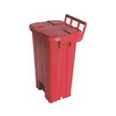 Lixeira Quadrada 100L C/ Pedal S/ Rodas - P100S