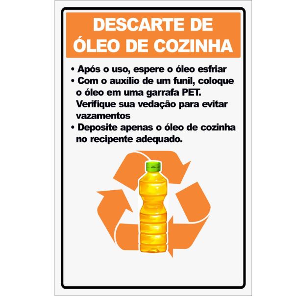 Placa Óleo Instruções 20x30