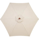 Ombrelone Tramontina em madeira e poliéster bege sem base 3 m