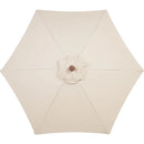 Ombrelone Tramontina em madeira e poliéster quadrado bege sem base 2,0m