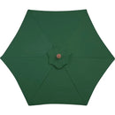 Ombrelone Tramontina em madeira e poliéster verde sem base 1,8 m