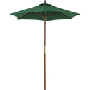 Ombrelone Tramontina em madeira e poliéster verde sem base 1,8 m
