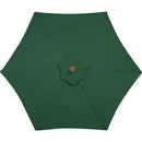 Ombrelone Tramontina em madeira e poliéster quadrado verde sem base 2,0m