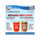 Placa - Separe o Lixo - Meta 30x30