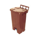 Lixeira Quadrada 100L C/ Pedal E C/ Rodas – P100