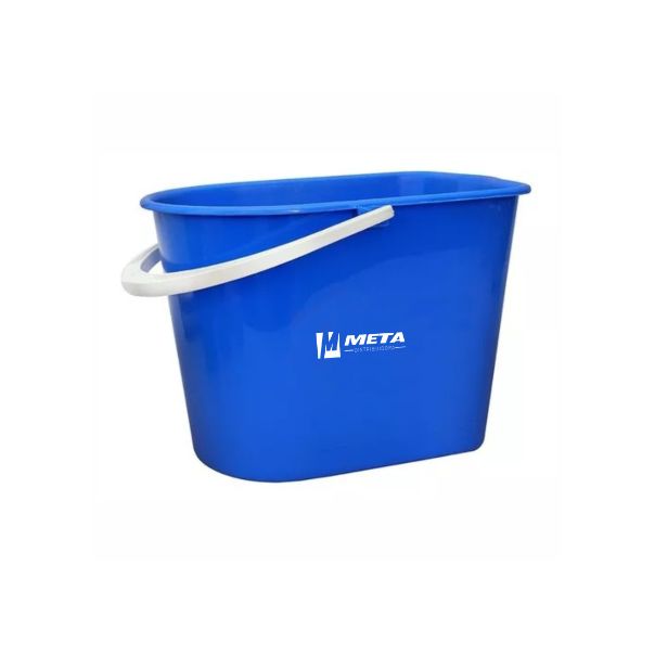 Balde Meta bralimpia sem espremedor azul
